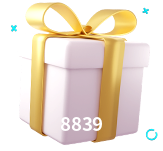 Receba seus bônus de boas-vindas no 8839